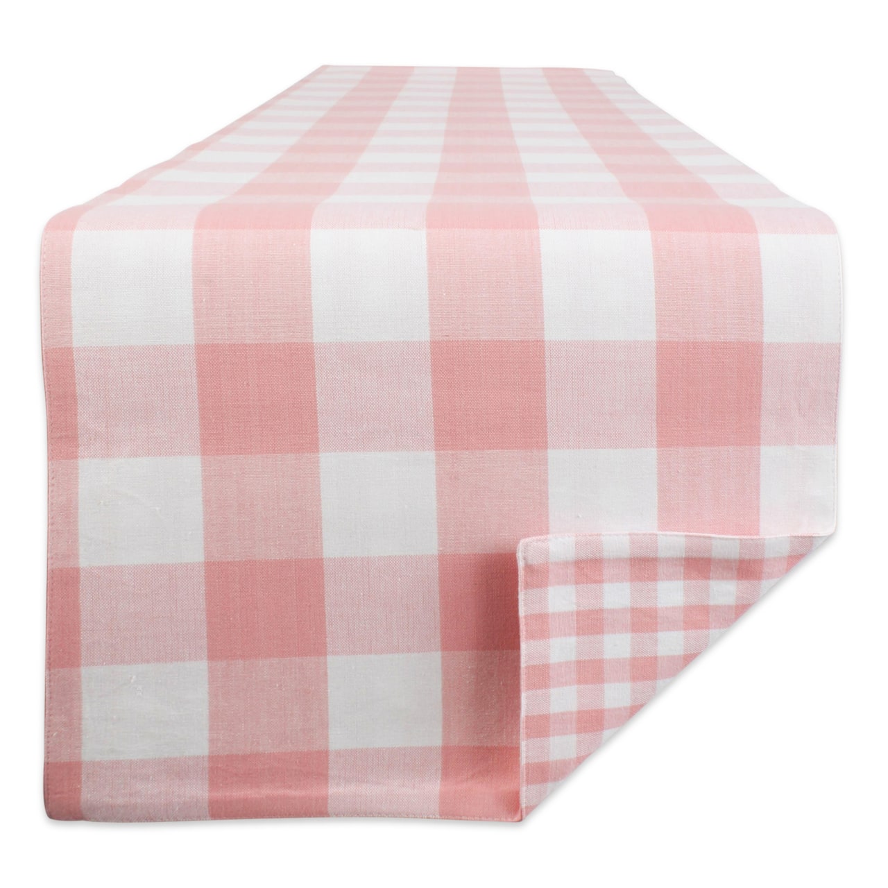 DII® 72" Reversible Gingham & Buffalo Check Table Runner